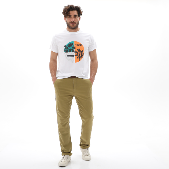 Ανδρικό t-shirt DORS 1132107.C01 λευκό Ανδρικά