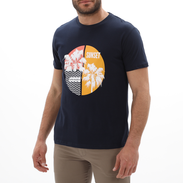 Ανδρικό t-shirt DORS 1132107.C03 μπλε Ανδρικά