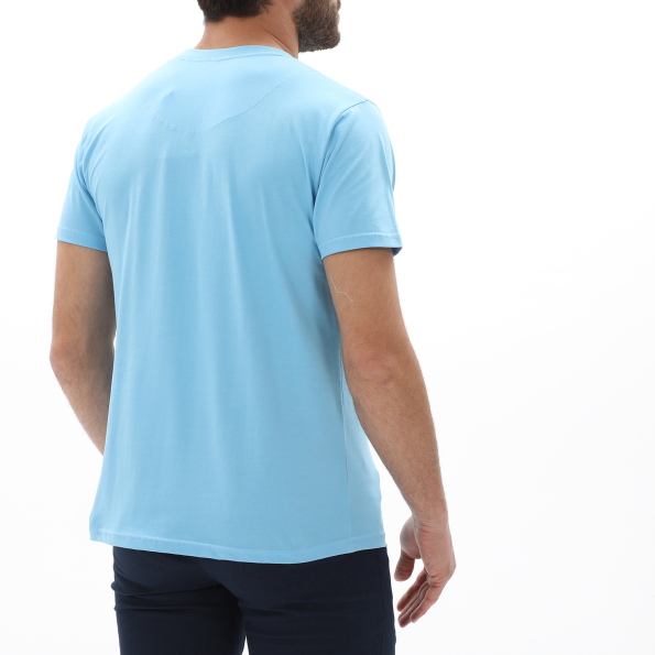 Ανδρικό t-shirt DORS 1132107.C04 γαλάζιο Ανδρικά