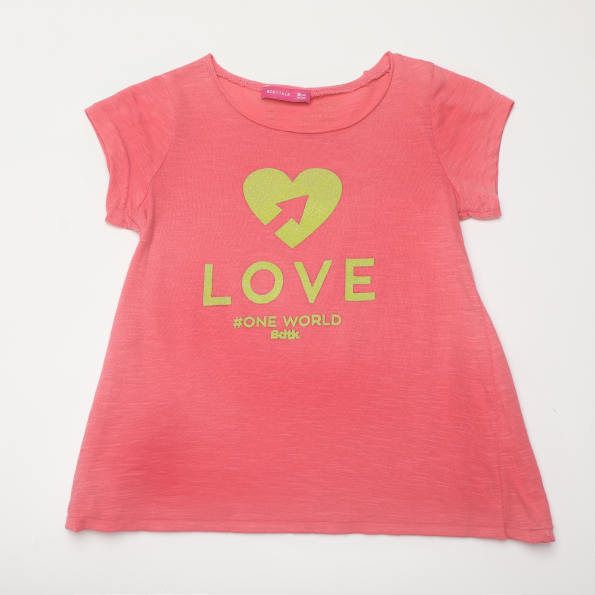 Παιδικό t-shirt BODYTALK 1221-702428 ροζ