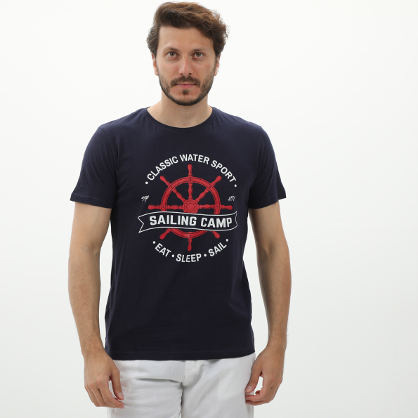Ανδρικό t-shirt EXPLORER 2221102008 μπλε