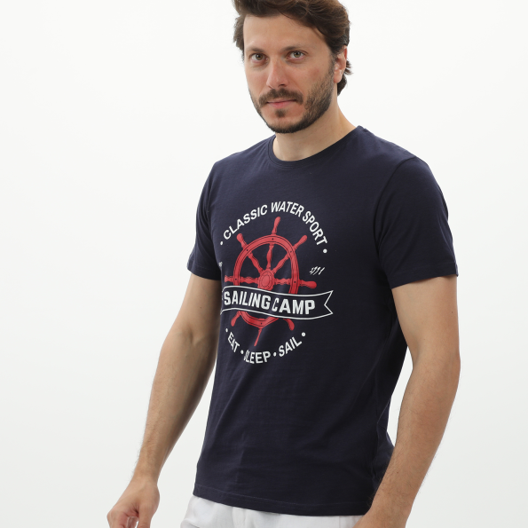 Ανδρικό t-shirt EXPLORER 2221102008 μπλε