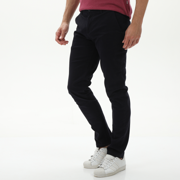 Ανδρικό chino παντελόνι MARTIN & CO 124-32-6500 μαύρο Ανδρικά