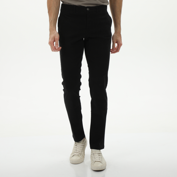 Ανδρικό chino παντελόνι MARTIN & CO 124-32-6500 μαύρο