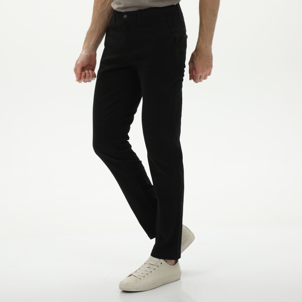 Ανδρικό chino παντελόνι MARTIN & CO 124-32-6500 μαύρο Ανδρικά