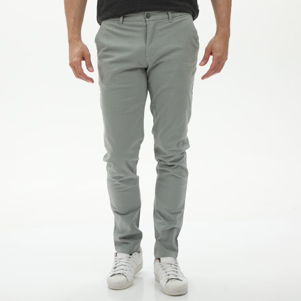 Ανδρικό chino παντελόνι MARTIN & CO 124-32-6500 γκρί