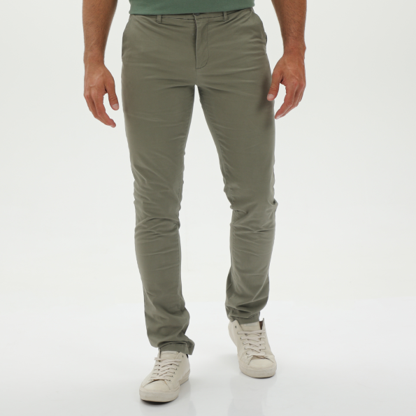 Ανδρικό chino παντελόνι MARTIN & CO 124-32-6500 λαδί