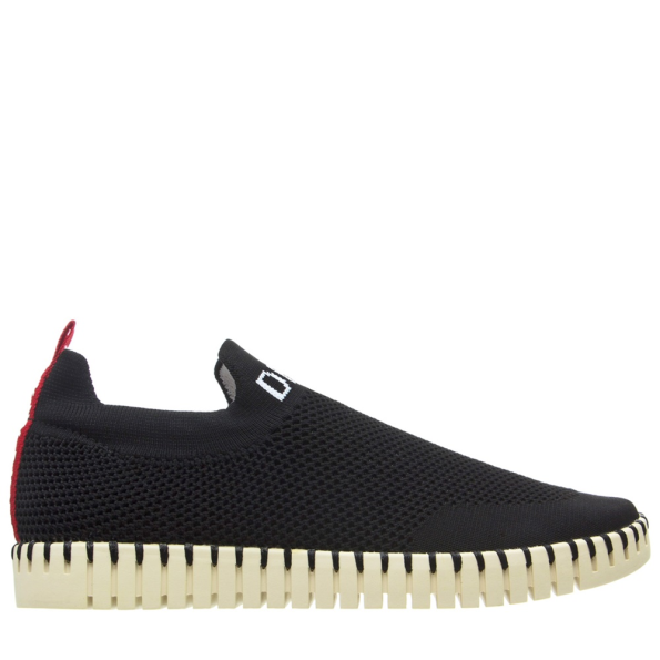 Γυναικεία slip on sneakers DKNY JEANS K4988237 DUTCH μαύρα