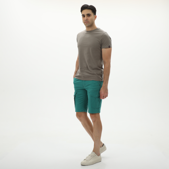 Ανδρική cargo βερμούδα VAN HIPSTER 72113 πετρόλ Ανδρικά