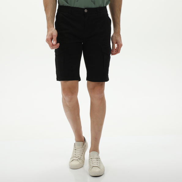 Ανδρική cargo βερμούδα VAN HIPSTER 72113 μαύρη