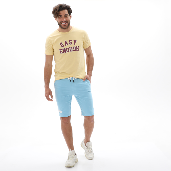 Ανδρικό t-shirt VAN HIPSTER 72120 κίτρινο Ανδρικά