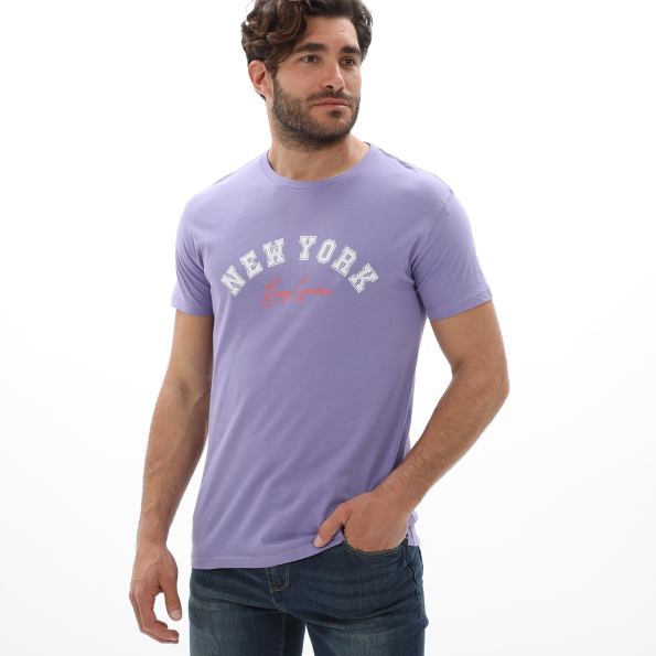 Ανδρικό t-shirt VAN HIPSTER 72131 μωβ Ανδρικά