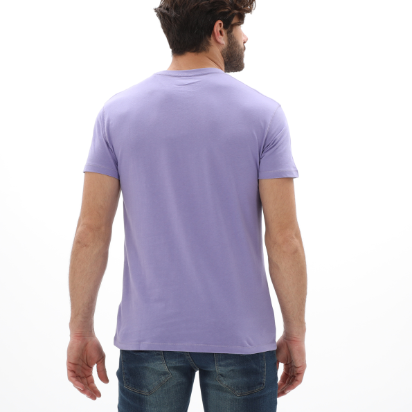 Ανδρικό t-shirt VAN HIPSTER 72131 μωβ Ανδρικά