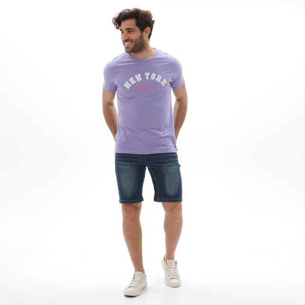 Ανδρικό t-shirt VAN HIPSTER 72131 μωβ Ανδρικά