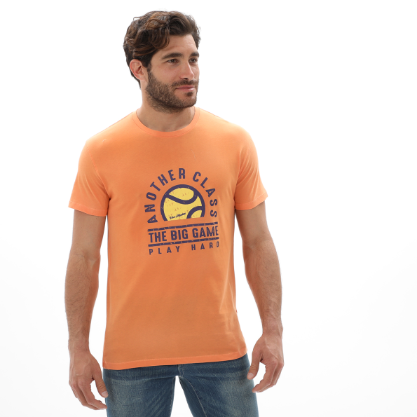 Ανδρικό t-shirt VAN HIPSTER 72132 πορτοκαλί