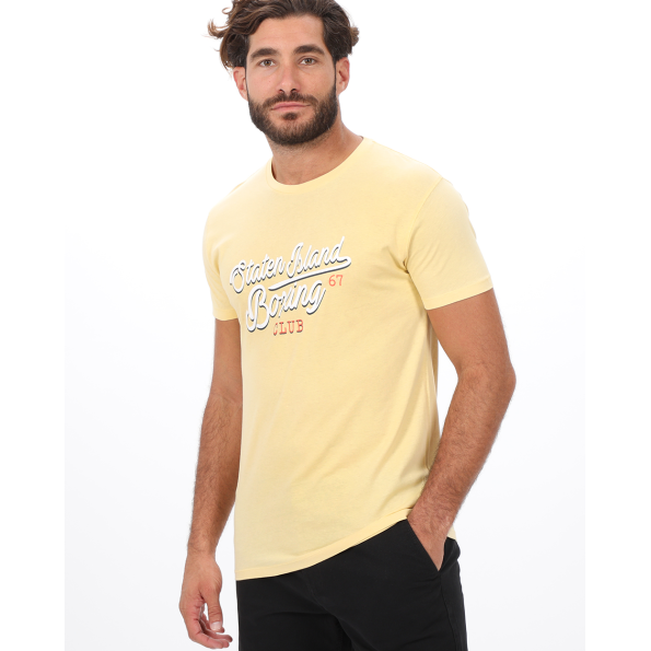 Ανδρικό t-shirt VAN HIPSTER 72138 κίτρινο Ανδρικά