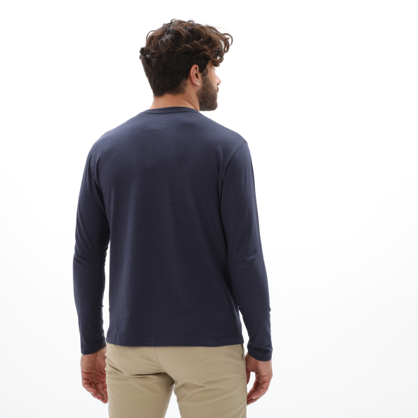 Ανδρική μακρυμάνικη μπλούζα VAN HIPSTER 72148 μπλε Ανδρικά