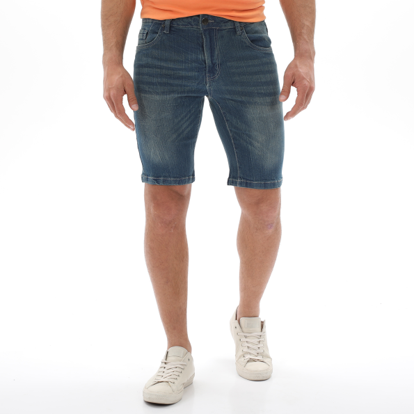 Ανδρική jean βερμούδα VAN HIPSTER 72160 μπλε