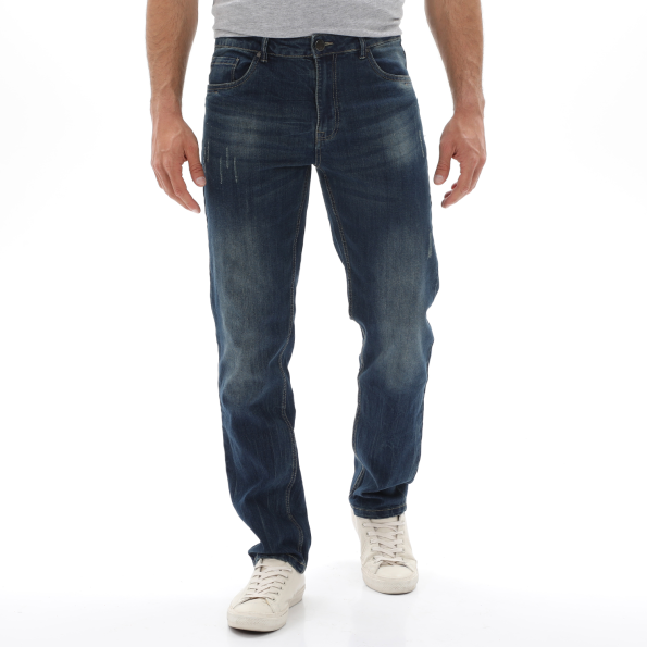 Ανδρικό jean παντελόνι VAN HIPSTER 72171 μπλε σκούρο