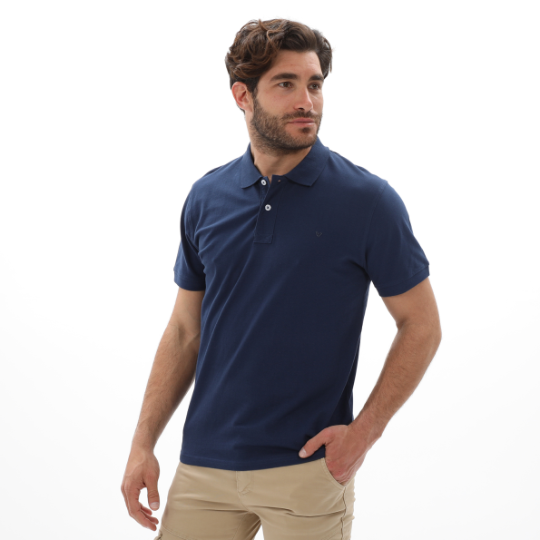 Ανδρική polo μπλούζα VAN HIPSTER 72250 μπλε Ανδρικά