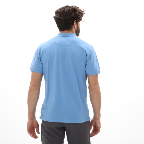 Ανδρική polo μπλούζα VAN HIPSTER 72250 σιελ Ανδρικά