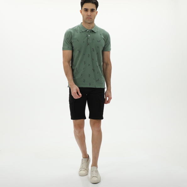Ανδρική polo μπλούζα VAN HIPSTER 72251 χακί Ανδρικά