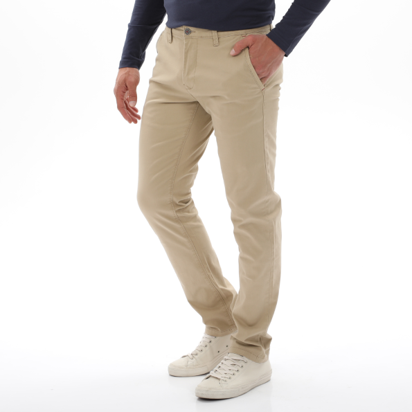 Ανδρικό chino παντελόνι VAN HIPSTER 72065 μπεζ Ανδρικά