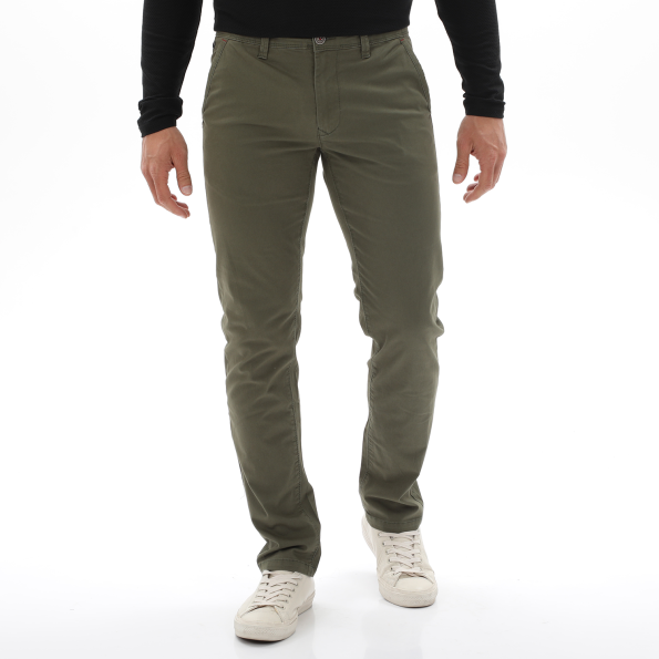 Ανδρικό chino παντελόνι VAN HIPSTER 72065 χακί