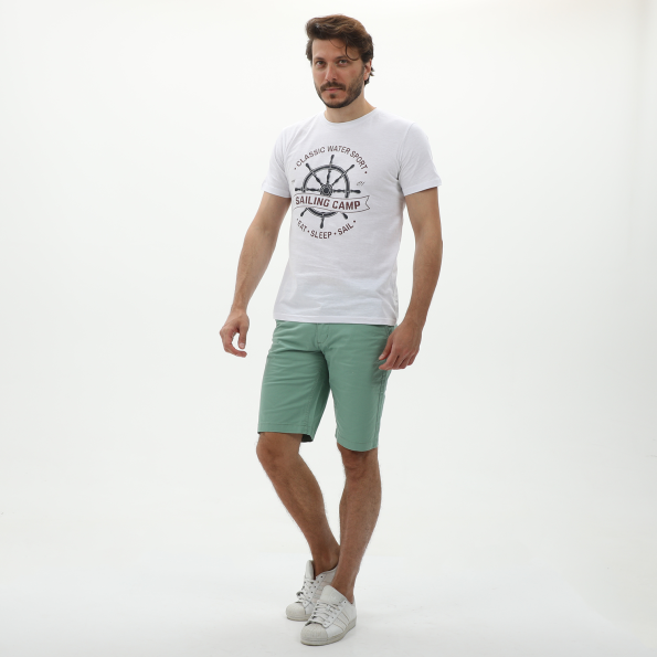 Ανδρική chino βερμούδα EXPLORER 2321107005 πράσινη