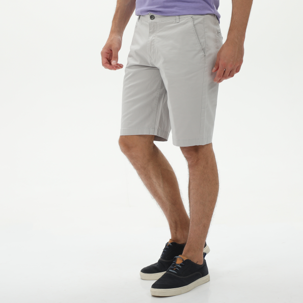Ανδρική chino βερμούδα EXPLORER 2321107005 γκρι