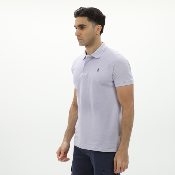 Ανδρική polo μπλούζα EXPLORER 2321102000 λιλά