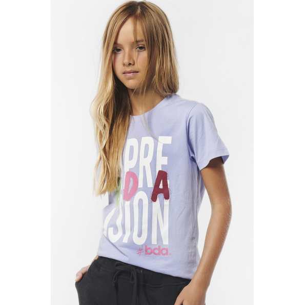 Παιδικό t-shirt BODY ACTION 052301-01 λιλά