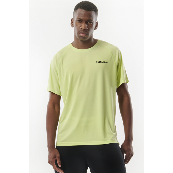 Ανδρικό t-shirt BODY ACTION 053320-01 κίτρινο lime