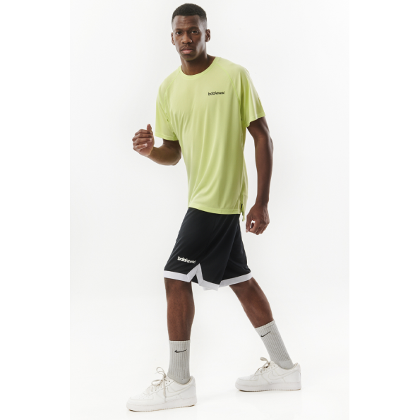 Ανδρικό t-shirt BODY ACTION 053320-01 κίτρινο lime Ανδρικά