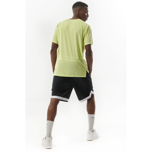 Ανδρικό t-shirt BODY ACTION 053320-01 κίτρινο lime Ανδρικά