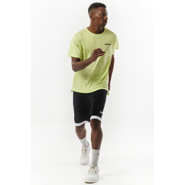 Ανδρικό t-shirt BODY ACTION 053320-01 κίτρινο lime Ανδρικά
