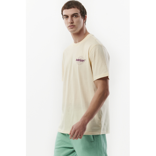 Unisex t-shirt BODY ACTION 053322-01 εκρού Ανδρικά