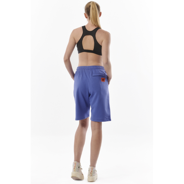 Unisex αθλητική βερμούδα BODY ACTION 033318-01 μπλε Ανδρικά
