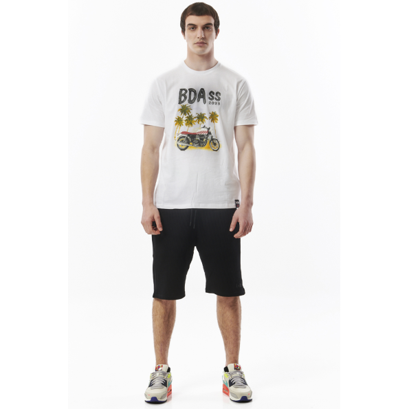 Ανδρικό t-shirt BODY ACTION 053327-01 λευκό Ανδρικά
