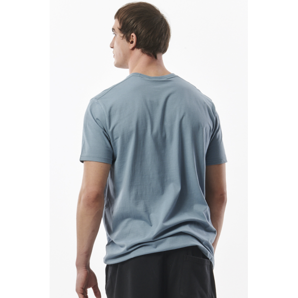 Ανδρικό t-shirt BODY ACTION 053327-01 μπλε Ανδρικά