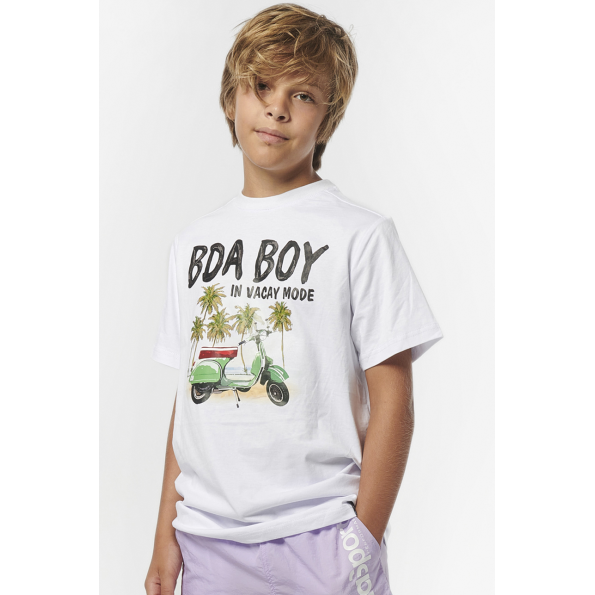 Παιδικό t-shirt BODY ACTION 054301-01 λευκό