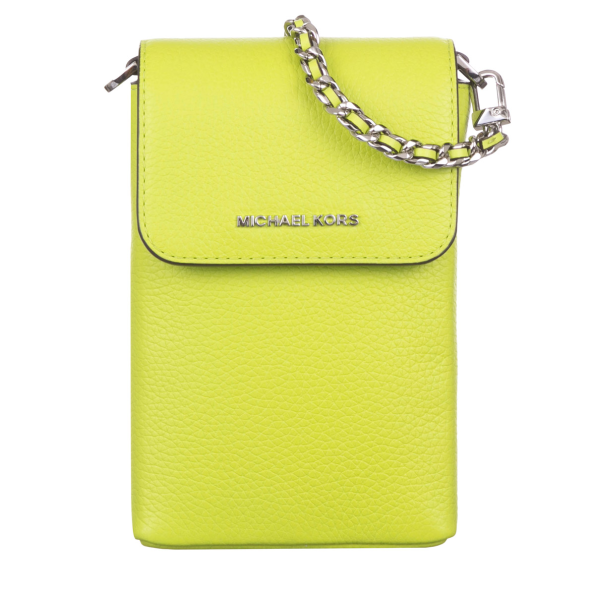 Γυναικείο τσαντάκι χιαστί MICHAEL KORS 32S3SJ6C2L JET SET κίτρινο lime