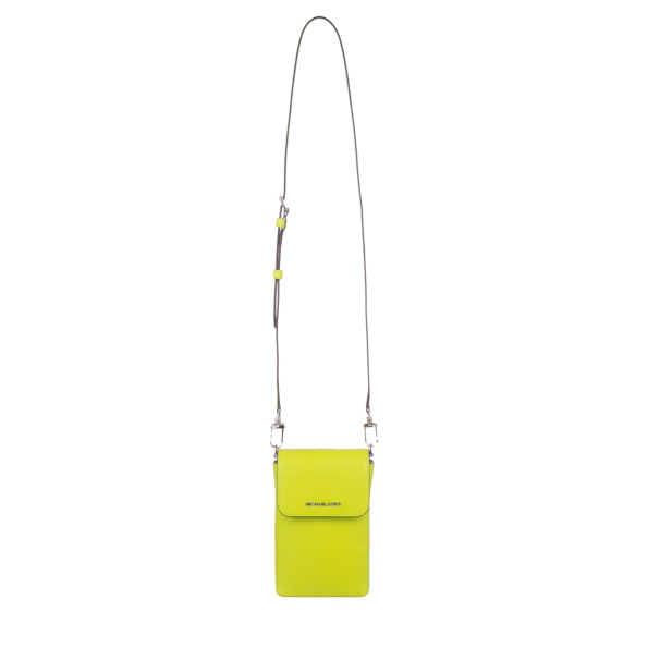 Γυναικείο τσαντάκι χιαστί MICHAEL KORS 32S3SJ6C2L JET SET κίτρινο lime Γυναικεία