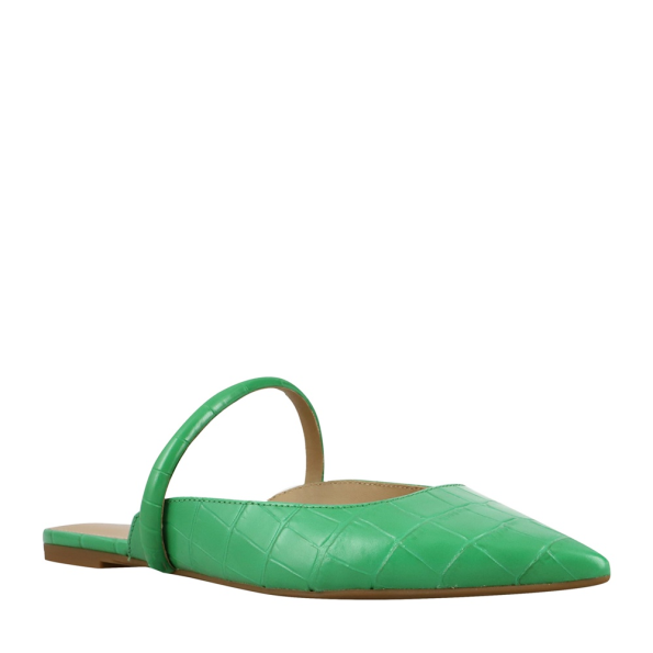Γυναικεία flat mules MICHAEL KORS 40R3JSFP1E JESSA πράσινα Γυναικεία