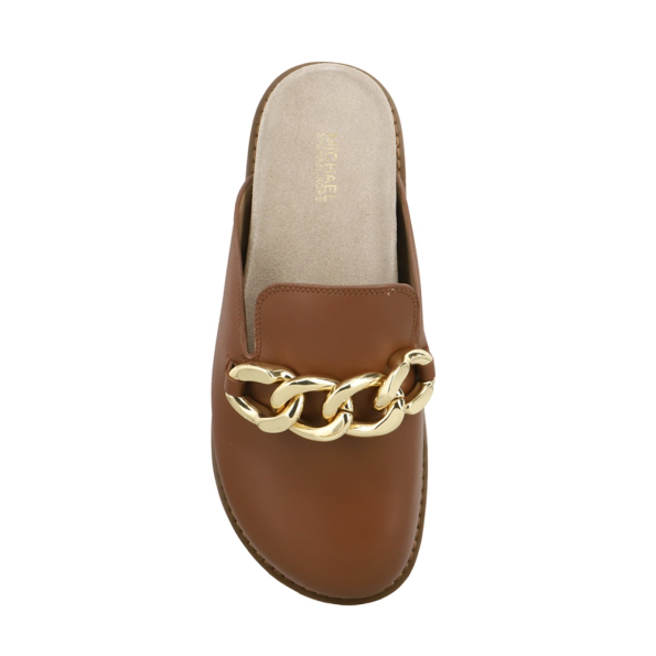 Γυναικεία slides MICHAEL KORS 40S2SCFP1L SCARLETT καφέ Γυναικεία