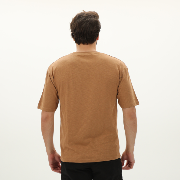 Ανδρικό t-shirt BATTERY 21241008 καφέ Ανδρικά