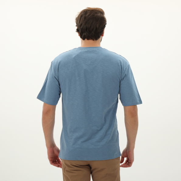 Ανδρικό t-shirt BATTERY 21241009 μπλε Ανδρικά