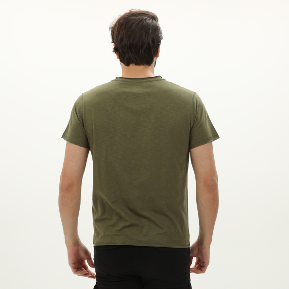 Ανδρικό t-shirt BATTERY 21241012 χακί Ανδρικά