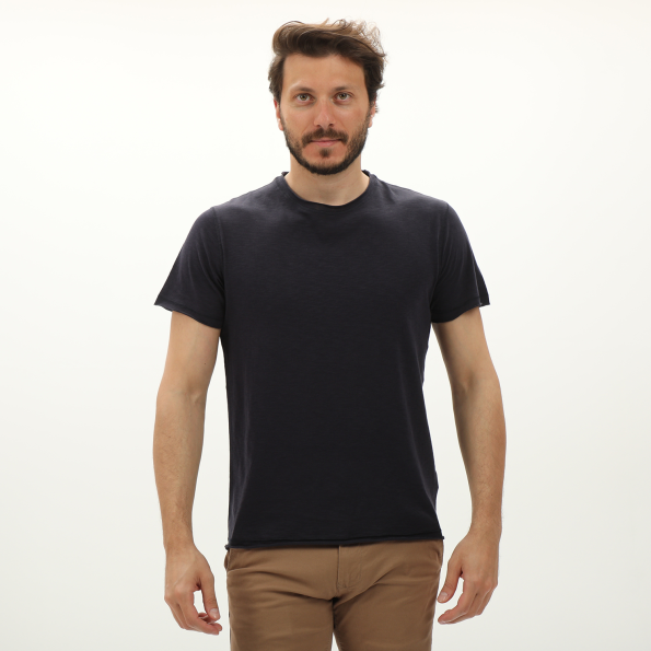 Ανδρικό t-shirt BATTERY 21241012 μπλε ναυτικό
