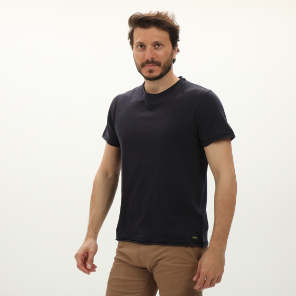 Ανδρικό t-shirt BATTERY 21241012 μπλε ναυτικό Ανδρικά